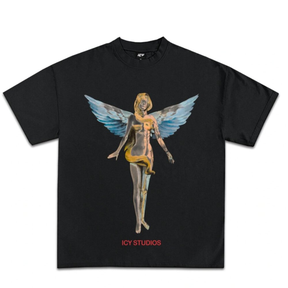 BNWT SS25 ICY ANGEL REBIRTH TSHIRT M